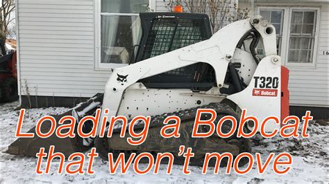 how to move skid steer that won't run|drag a skid steer without running.